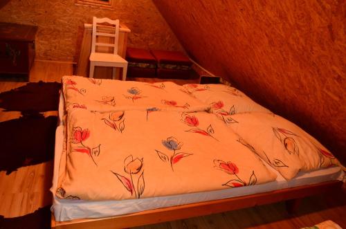 Cama ou camas em um quarto em Modrý Domček