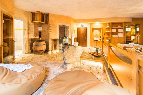 Postel nebo postele na pokoji v ubytování Hotel Verena