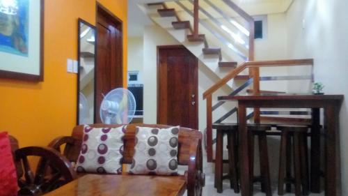 Posezení v ubytování EA Apartelle - Metro Vigan