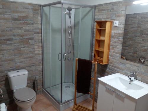 Koupelna v ubytování Apartament turístic Cal Mases , Camarasa
