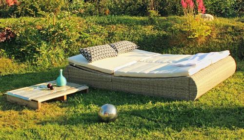 Ein Garten an der Unterkunft Eufonia