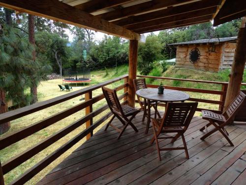 Patio nebo venkovní prostory v ubytování Evergreen Haus