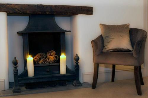 A seating area at The George Inn 