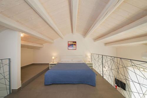 เตียงในห้องที่ Tenuta del Viandante