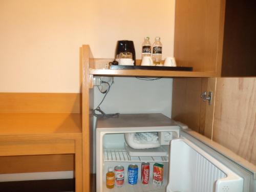 Kuchyň nebo kuchyňský kout v ubytování Drego Hotel