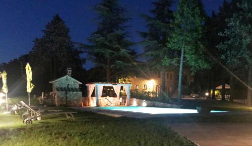 Zahrada ubytování Poggio Cantarello Vacanze
