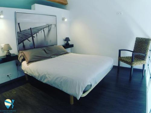 Postel nebo postele na pokoji v ubytování A Casa di Mariano