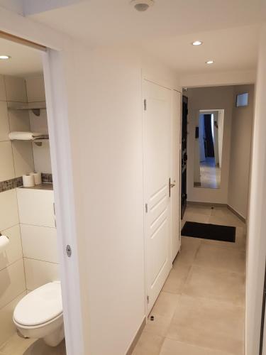 Koupelna v ubytování L'Escale chambres privées chez l'habitant JFDL