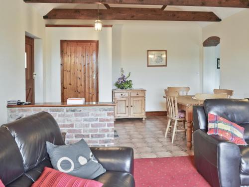 A seating area at Horseshoes 