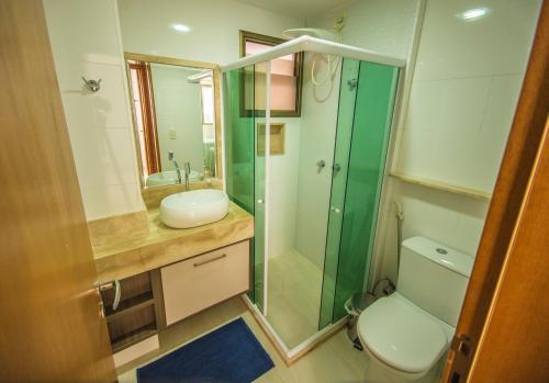 Ванная комната в Unique Beach - Pé Na Areia