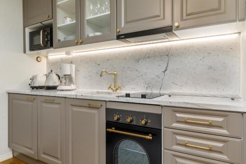 Una cocina o zona de cocina en Vabaduse Apartments