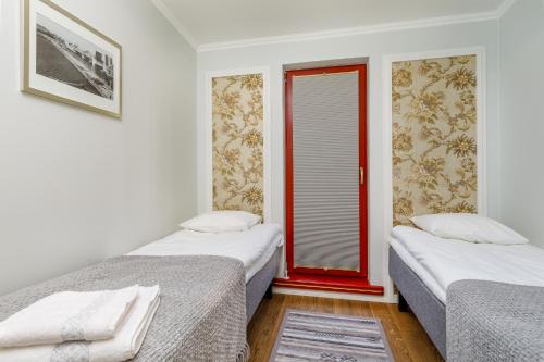 Cama o camas de una habitación en Vabaduse Apartments