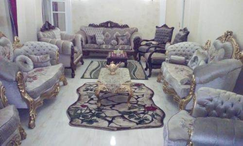 Гостиная зона в Maged Pyramids View Inn