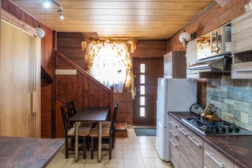Kuchyň nebo kuchyňský kout v ubytování Apartamenty i Domki Taterka