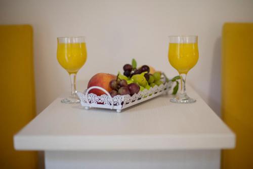 ゲストハウスの敷地内または近くでの食事または食べ物