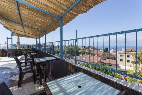 En balkon eller terrasse på Hotel Twenty