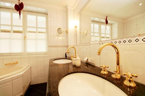 Kylpyhuone majoituspaikassa Hotel Residenz Rennhack