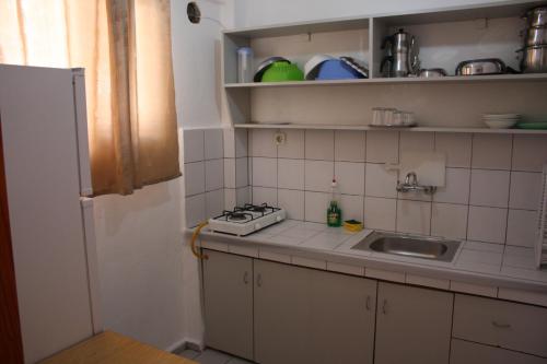 Kjøkken eller kjøkkenkrok på Orçin Apart Hotel