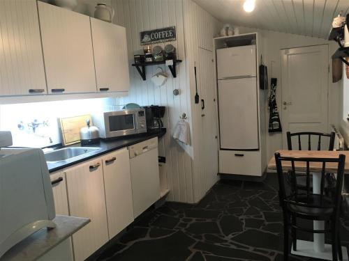 Farm61 badehotellet i det midtjydske - alder +18 årにあるキッチンまたは簡易キッチン