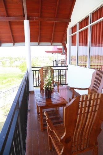 Balkón nebo terasa v ubytování Avonil Resort Yala