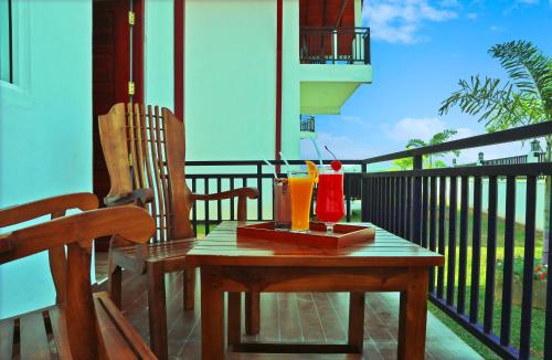 Balkón nebo terasa v ubytování Avonil Resort Yala