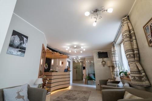 Χώρος καθιστικού στο Aparthotel Dolomites Living&Relax