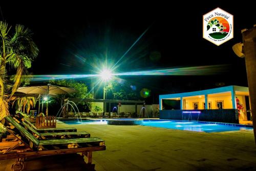 A piscina em ou perto de Hotel Finca Naranjal