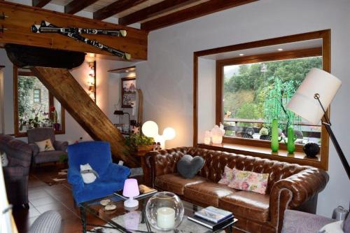 Posezení v ubytování Mauberme Mountain Boutique Hotel