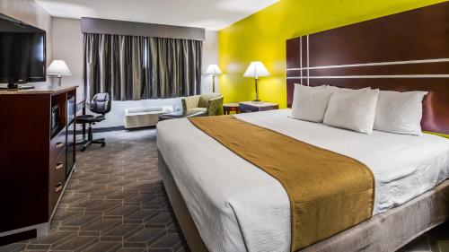 Кровать или кровати в номере Best Western Auburn/Opelika Inn
