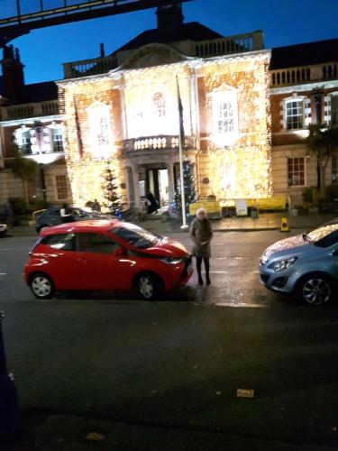 The building where the guesthouse is located 