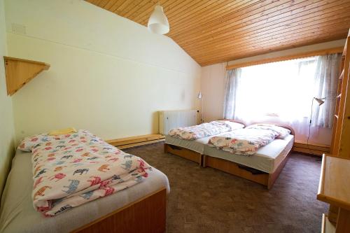 Кровать или кровати в номере Ubytování LENKA