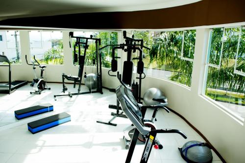 Fitnesscentret og/eller fitnessfaciliteterne på Hotel Alji