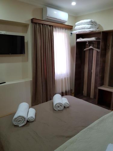 Katil atau katil-katil dalam bilik di Hotel Villa