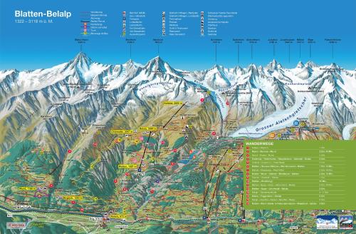 a map of the british columbia mountains at Swantee in Belalp