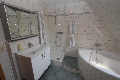 Ένα μπάνιο στο Apartment Stuttgart Südheim