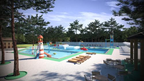 Bazén v ubytovaní Victoria Mobilehome in Camping Mare e Pineta alebo v jeho blízkosti
