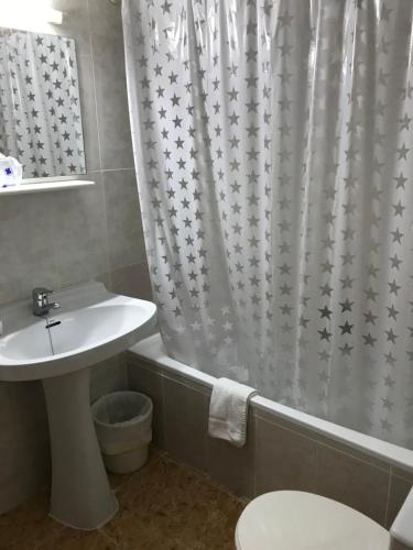 Bilik mandi di Hostal Argentina