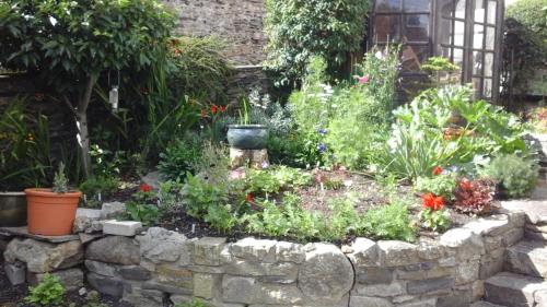 A garden outside Clyde House 