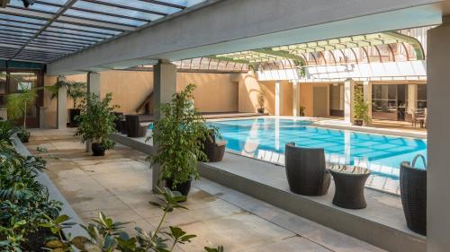 Bazén v ubytování Millennium Hotel Rotorua nebo v jeho okolí