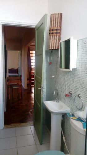 Et badeværelse på Grande Apto. equipado no Porto Barra