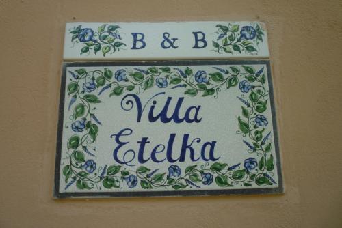 Planlösningen för B&B Villa Etelka