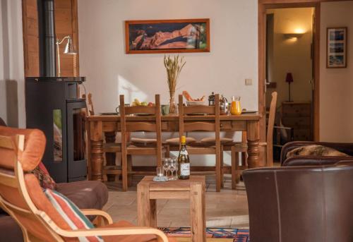 Χώρος καθιστικού στο Petite Savoyarde - Chamonix