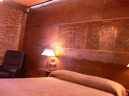 Katil atau katil-katil dalam bilik di Hotel Doña Blanca