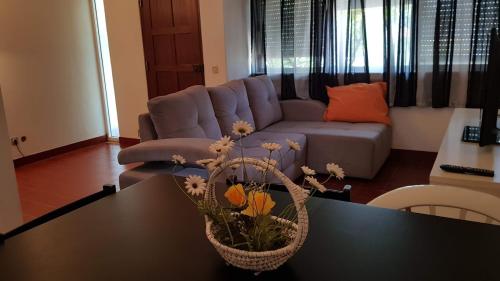 Posezení v ubytování Dunas House