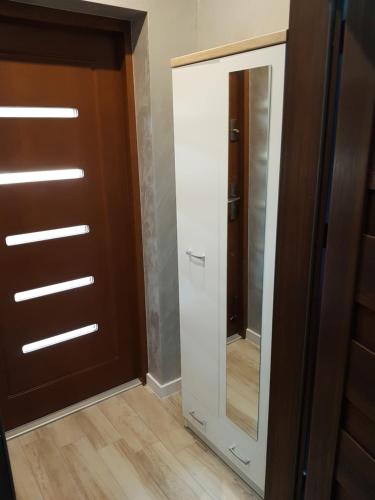 Ένα μπάνιο στο Apartamenty Białowieża