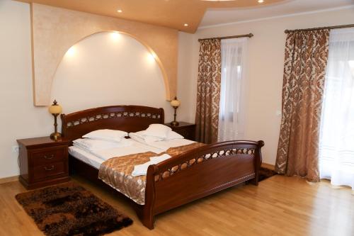 Posteľ alebo postele v izbe v ubytovaní Oli House