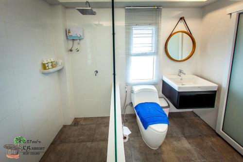 Koupelna v ubytování K.B. Resort