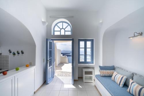 Posezení v ubytování La Maltese Private House Imerovigli