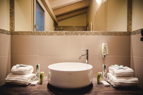 Kúpeľňa v ubytovaní Podere Zampiera Vecchia