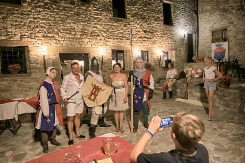 Tetamu yang menginap di Castello Di Giomici